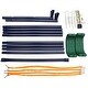 preview thumbnail 4 of 7, Two Station Swing Set for Children Double the Outdoor Fun - 102"L x 74"W x 71"H