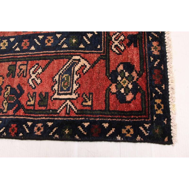 ECARPETGALLERY Hand-knotted Andelz Dark Red Wool Rug - 4'1 x 6'4