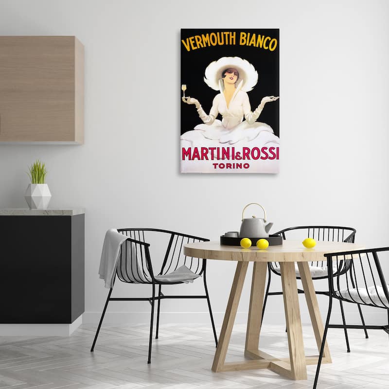 Stupell Vermouth Vintage Lady Advertisement Canvas Wall Art Design By Marcus Jules