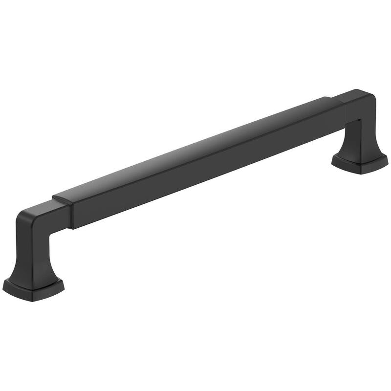 Amerock BP55510 Stature 7-9/16" Center to Center Handle Cabinet Pull - Matte Black