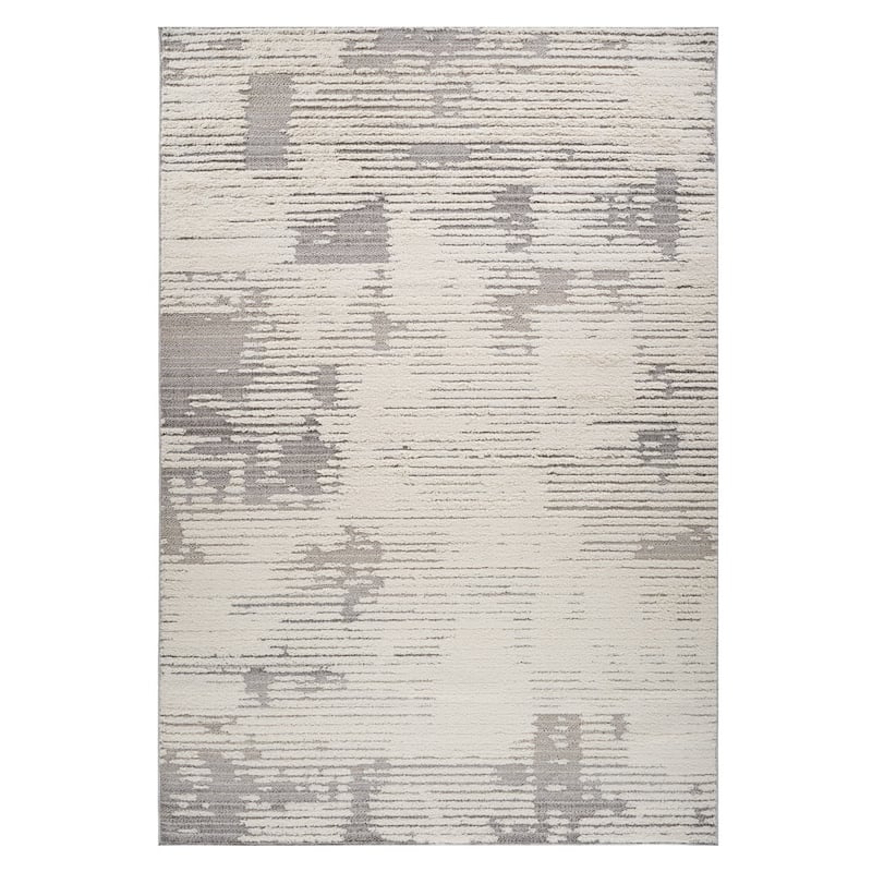 Bibiz Distressed Abstract Stain Resistant Woven Durable Area Rug By HomeRoots