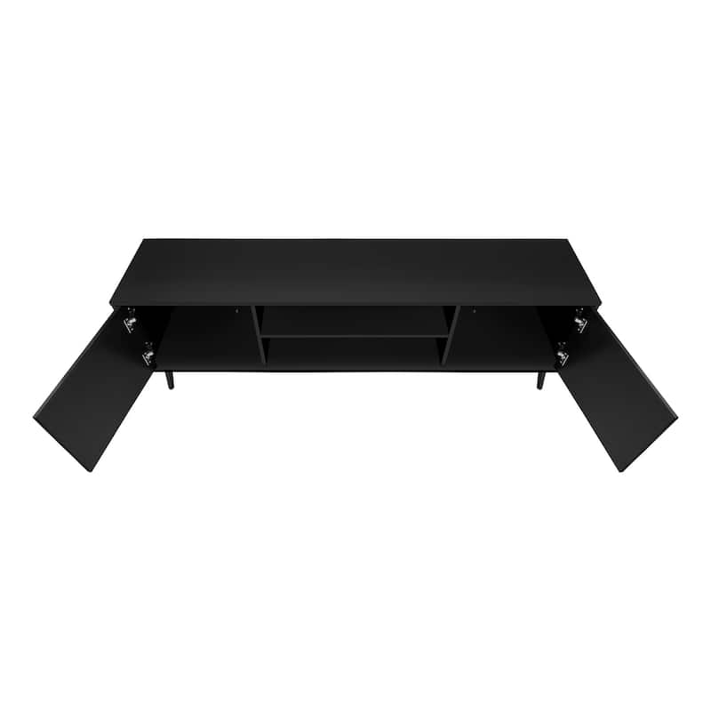 Tv Stand, 72 Inch, Console, Media Entertainment Center, Storage Cabinet