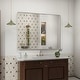 preview thumbnail 147 of 192, KIOTEE Modern Metal Frame Wall Mounted Bathroom Vanity Mirror with 5-year warranty 40x32 - Silver