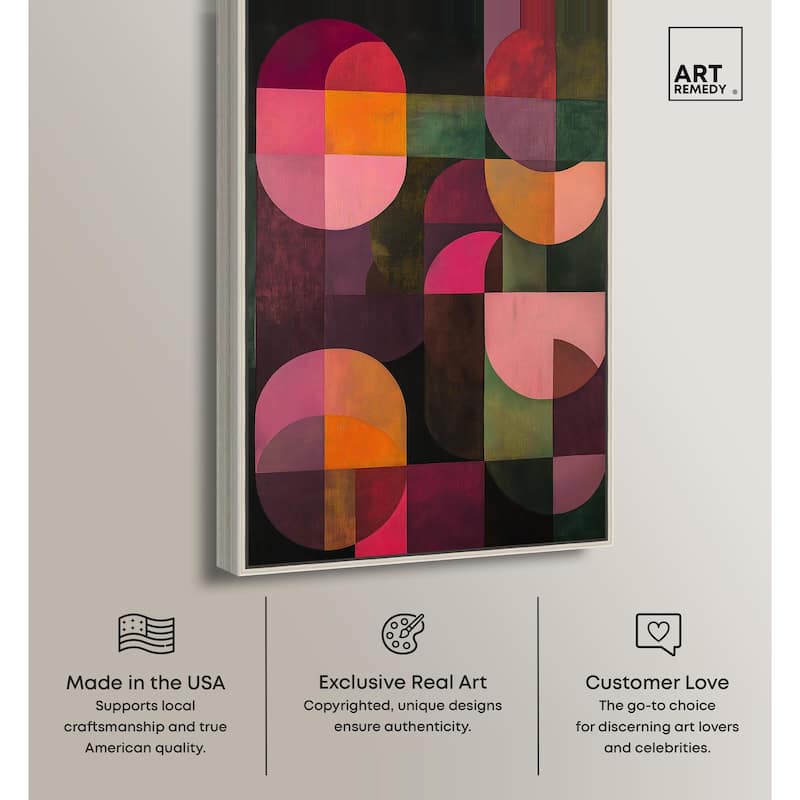 Bauhaus Romance Canvas by Art Remedy