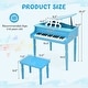 preview thumbnail 3 of 8, Gymax 30-Key Classic Baby Grand Piano Toddler Toy Wood w/ Bench &
