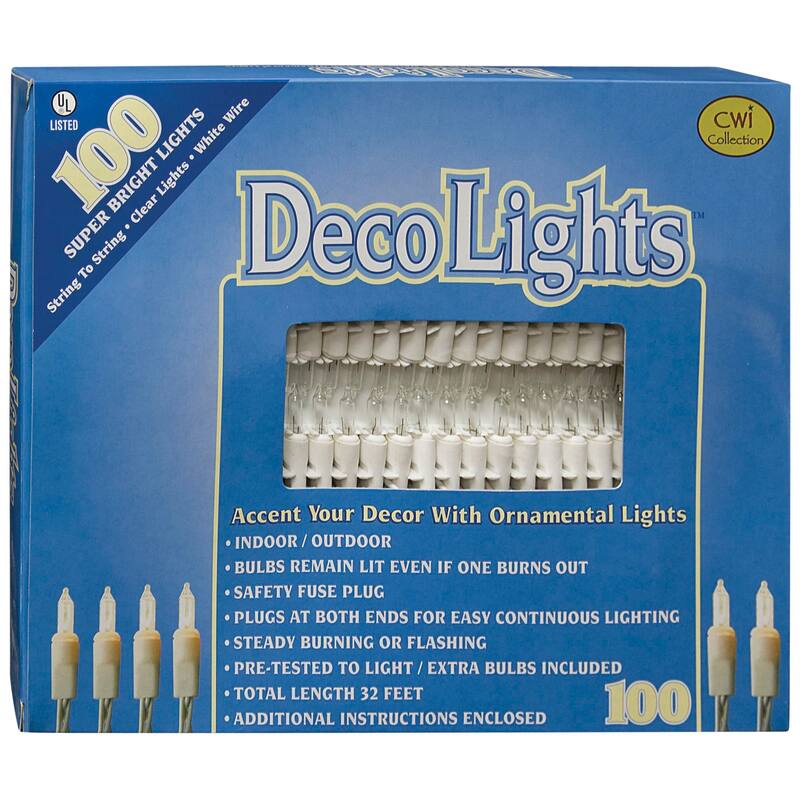 Light Set White Cord 100ct