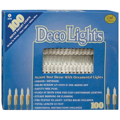 Light Set White Cord 100ct