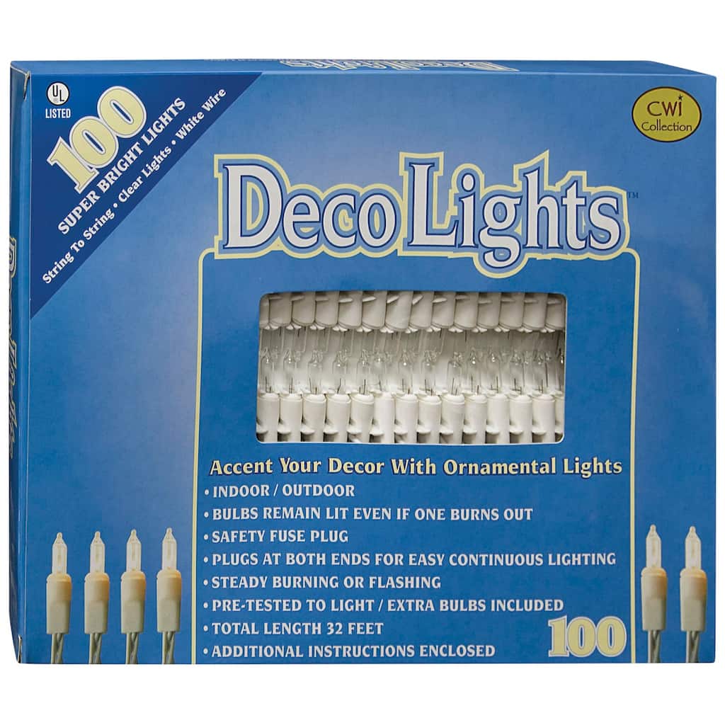 Light Set White Cord 100ct