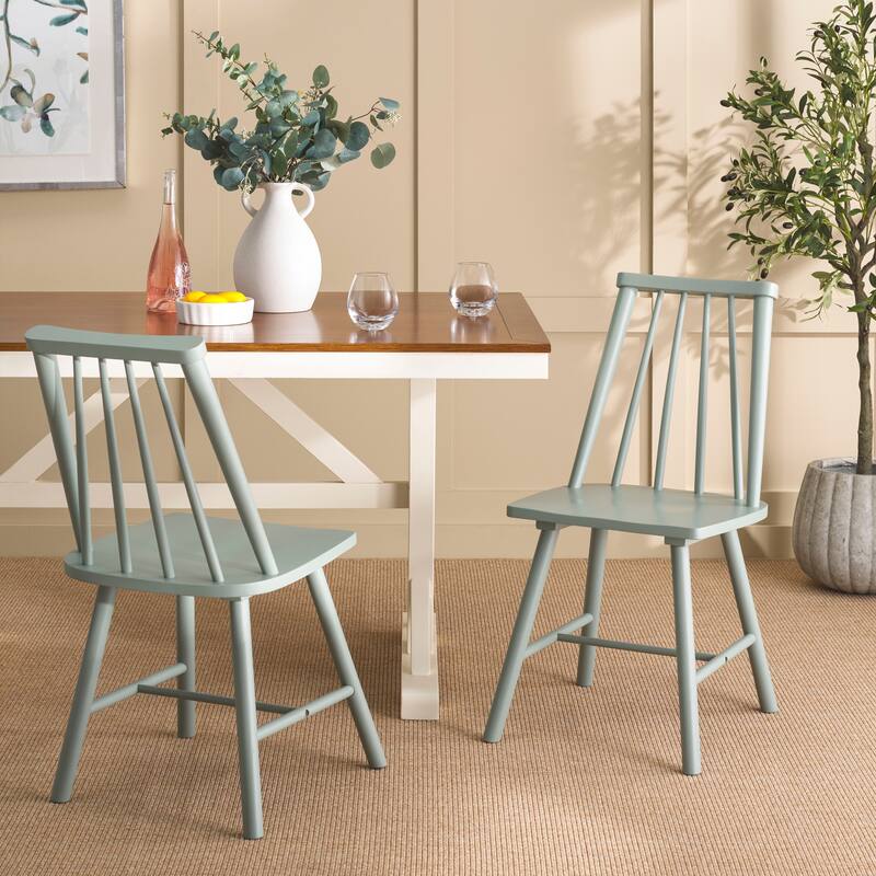SAFAVIEH HOME Analin Dining Chair (Set of 2) - 18"W x 21"D x 33"H