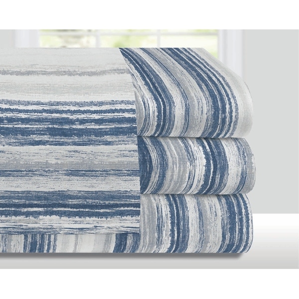 Billie Blue Stripe Bedding Sheet Set. Opens flyout.