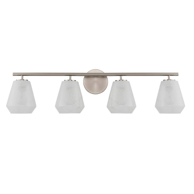 Artcraft Brooke Bathroom Vanity - Wispy White Glassware Shade
