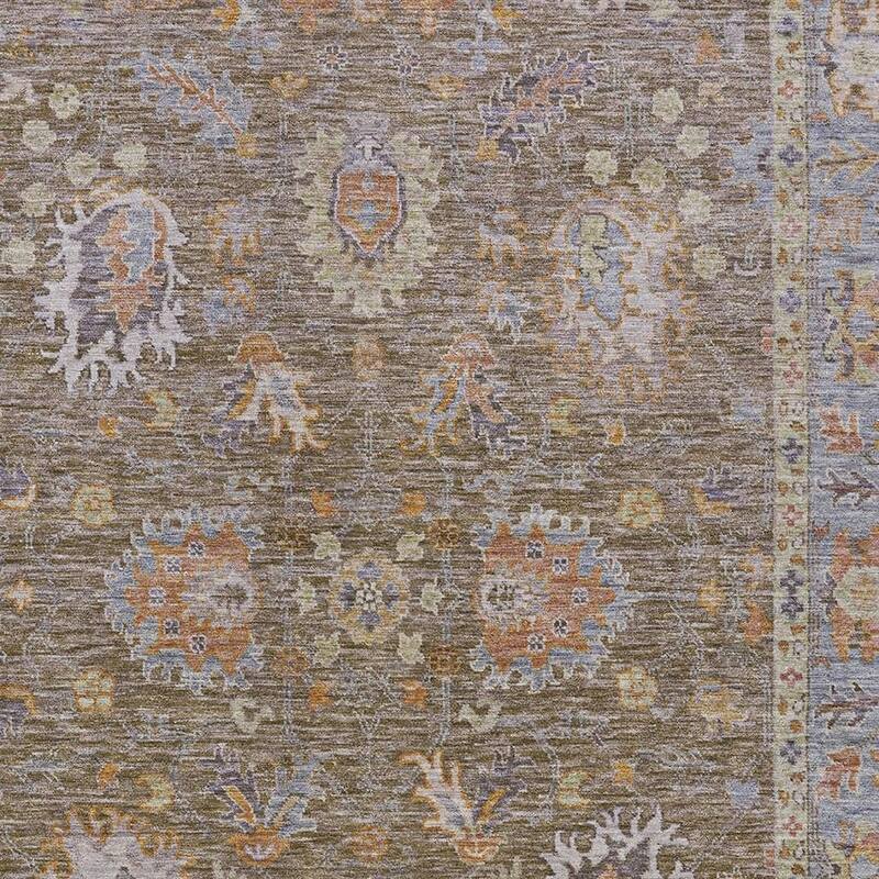 HomeRoots Floral Traditional Rectangle Outdoor Rug