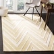 preview thumbnail 6 of 122, SAFAVIEH Handmade Cambridge Tinnie Modern Moroccan Wool Rug 3' x 5' - Light Gold/Ivory - Rectangle