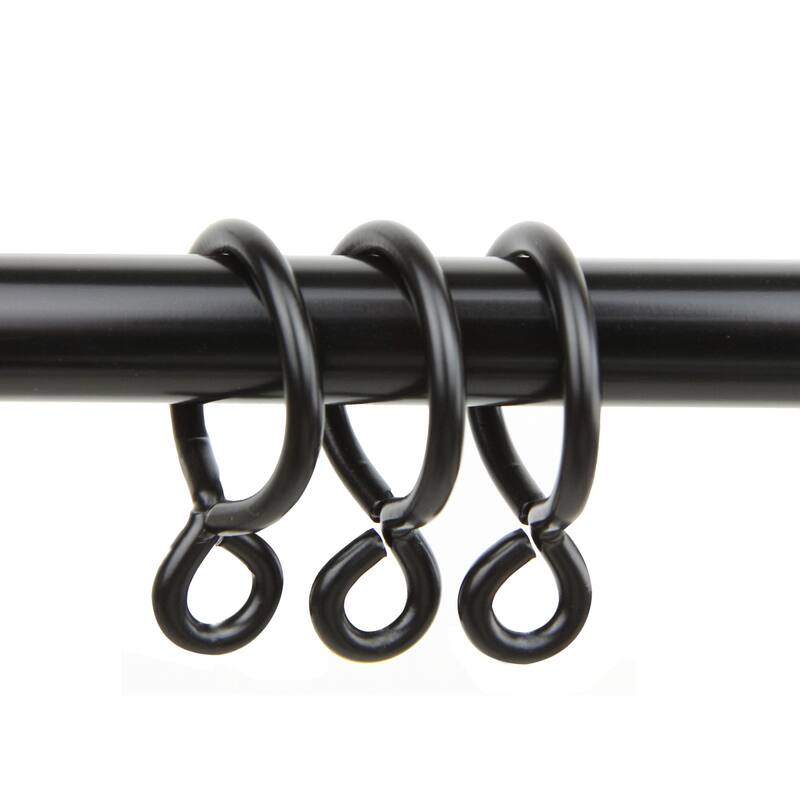 InStyleDesign 10 Curtain Eyelet Rings 1 inch - n/a - Brown Finish/Bronze Finish - Mahogany