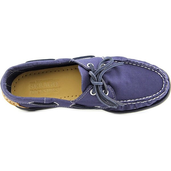 sebago blue boat shoes