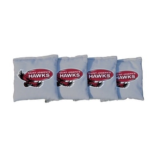 St. Joseph's University SJU Hawks Grey Cornhole Bags