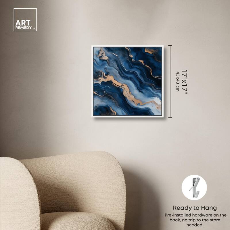 Deep Sea Geode II Canvas by Art Remedy