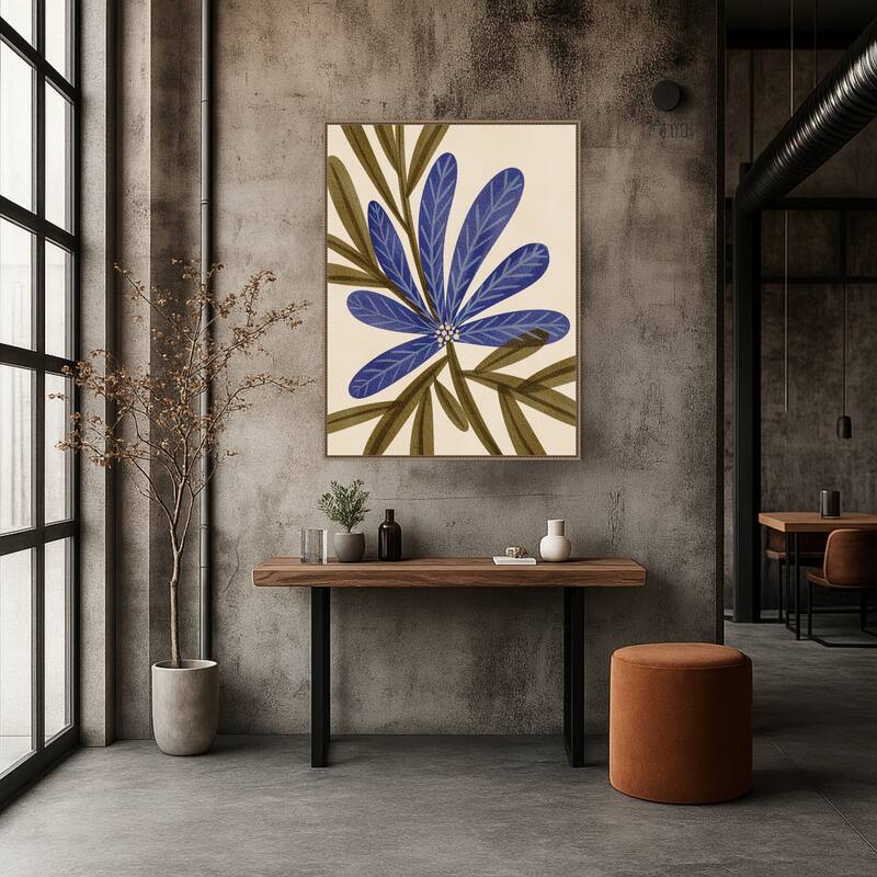 Bold Blossom by Nikita Jariwala Framed Canvas Wall Art Print