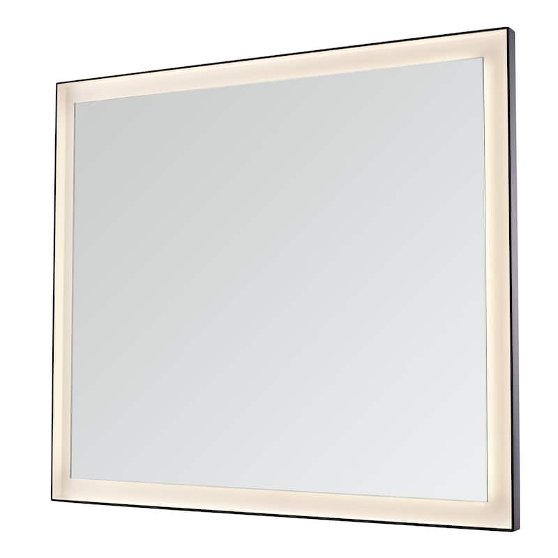 Faulkner LED Mirror - Rectangle 32" High - 36"W x 32"H x 1"D - White