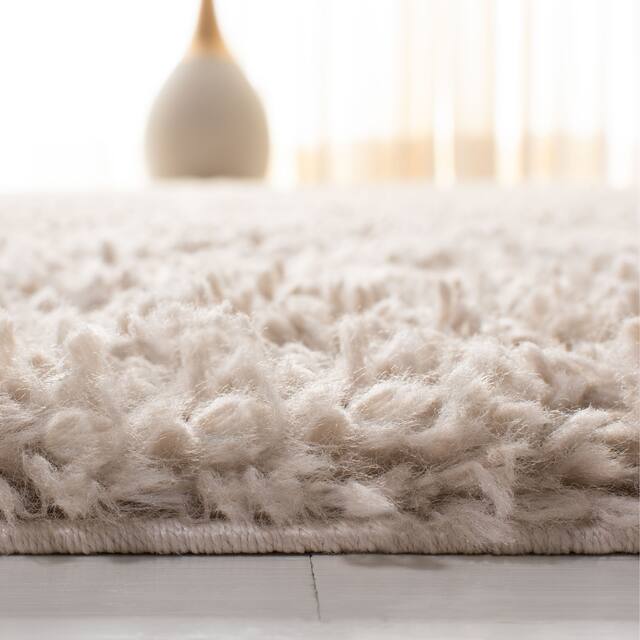 SAFAVIEH August Shag Veroana Solid 1.5-inch Thick Rug