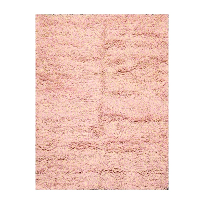 Hand Made Persian Wool Modern & Contemporary Oriental Area Rug - 05' 03'' x 07' 06'' - Baby Pink