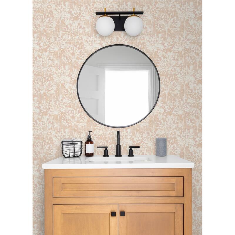 Advantage Dori Blush Painterly Floral Wallpaper