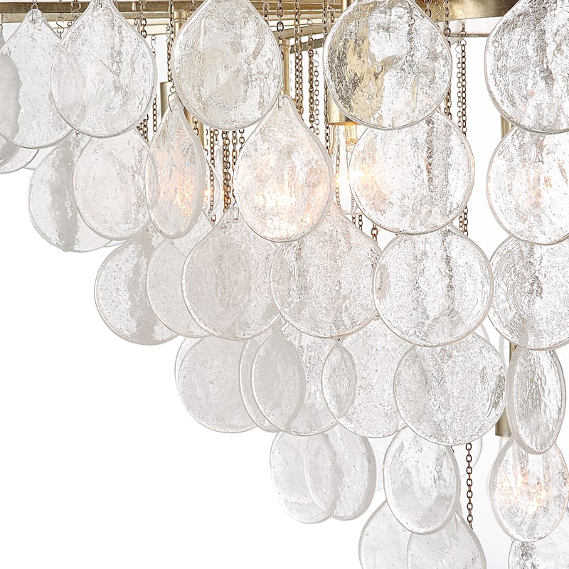 Uttermost Goccia 8 Light Tear Drop Glass Pendant - 27 H X 38 dia. (in)