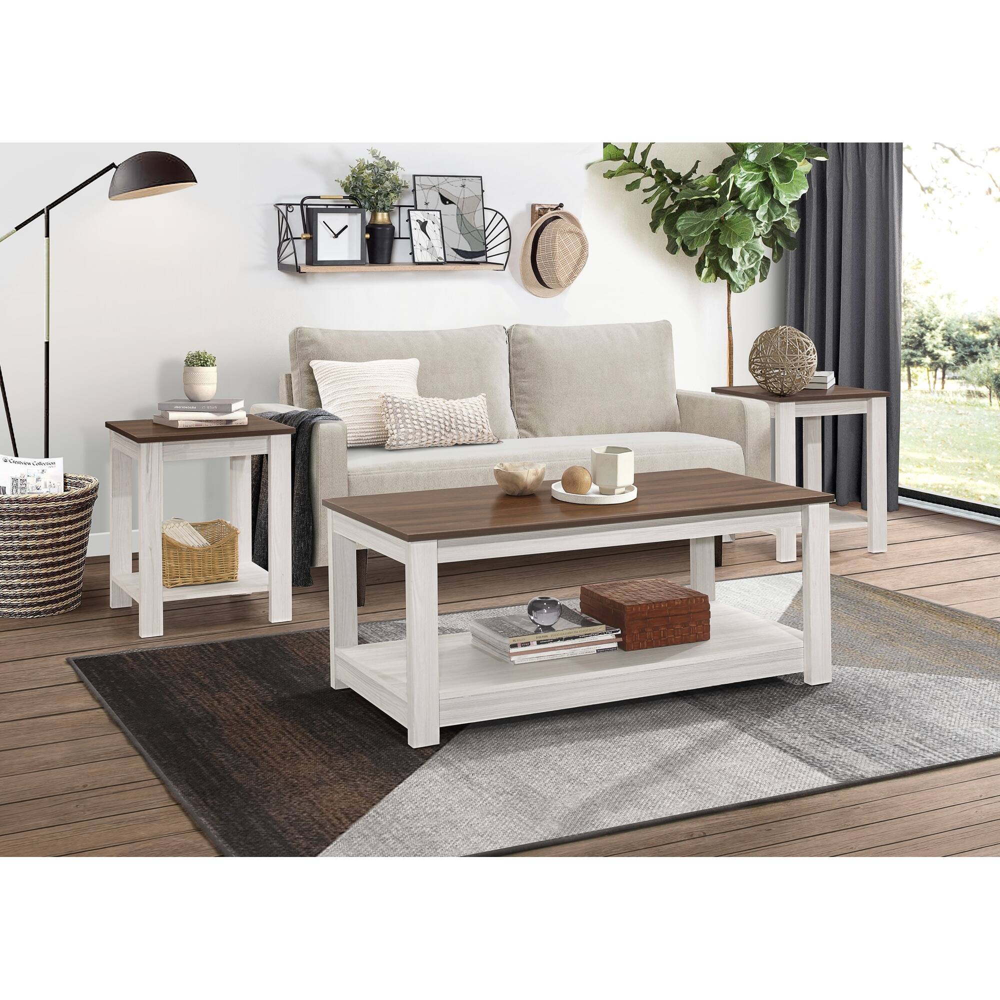 Levi 3 pieces Coffee Table Set On Sale Bed Bath & Beyond 38232789