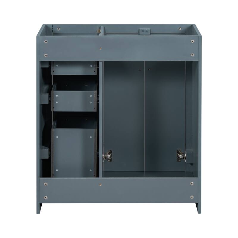 30'' Bathroom Vanity without Sink,Frame Bathroom Storage Cabinet Only