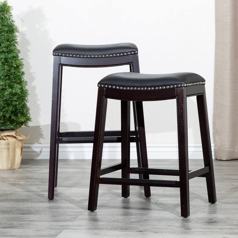 Bar Stool, Bone Leather Seat