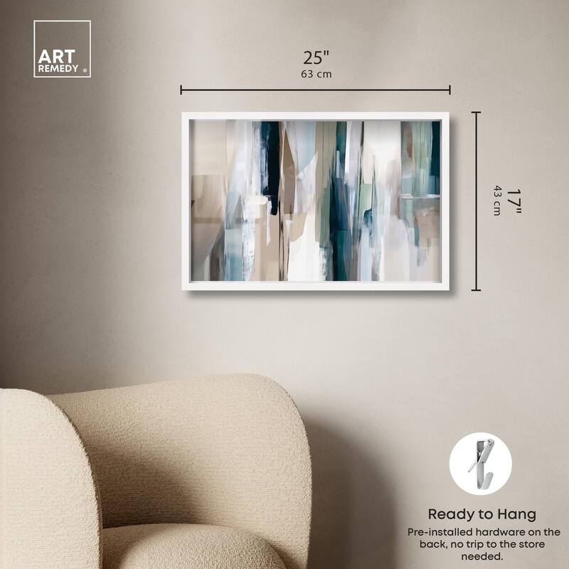 Color Columns Shadowbox by Art Remedy