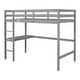 preview thumbnail 86 of 91, Modern Solid Wood Loft Bed with Built-in Desk, Safety Ladder