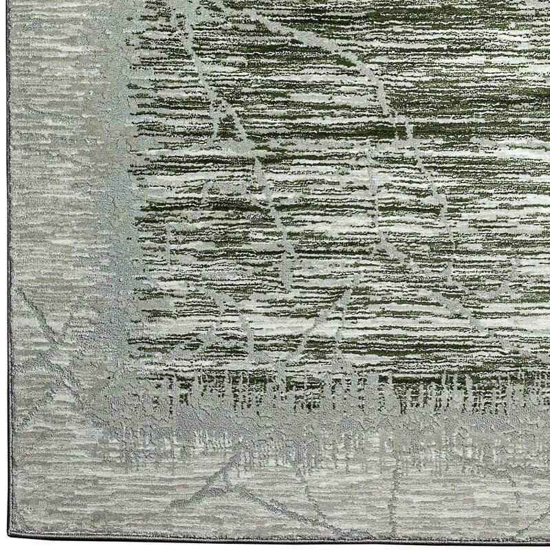 Admire Home Living Sognatore 1229 Transitional Crackled Area Rug