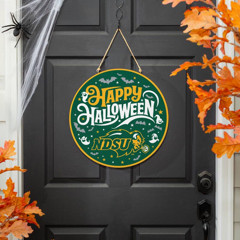 North Dakota State University 18" x 18" Halloween Door Décor Wall Sign