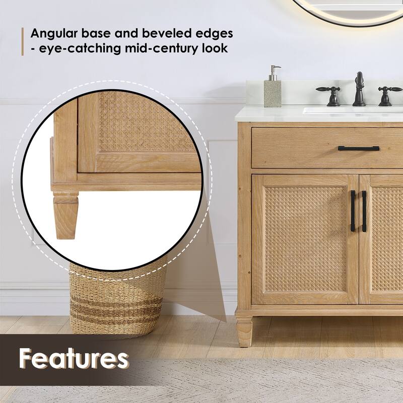 Altair Solana Bath Vanity Base without Top and Sink, no Mirror