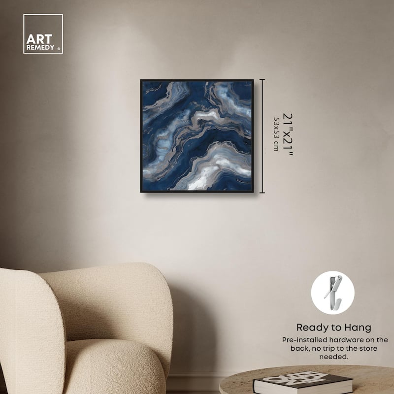 Deep Sea Geode I Canvas by Art Remedy