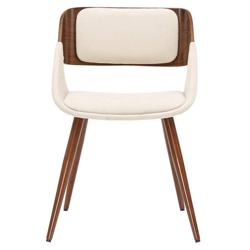 NPD Furniture Cyprus Upholstered Walnut Dining Chair
