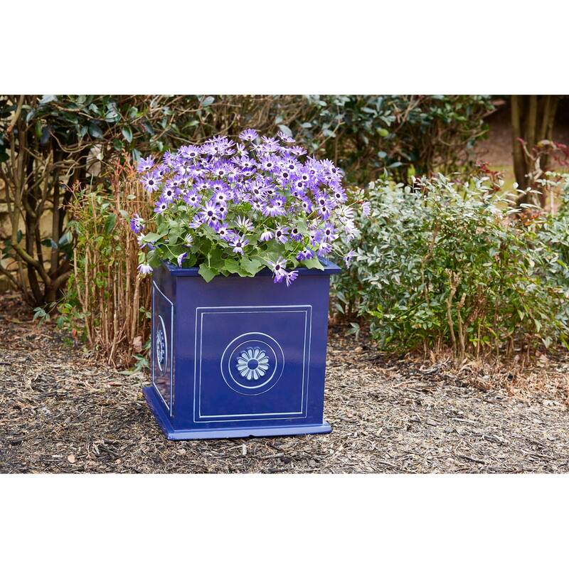 Southern Patio Colony 16-inch Square Country Planter