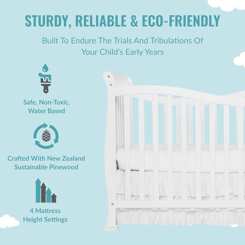 Dream on Me Violet 7-in-1 Convertible Life Style Crib