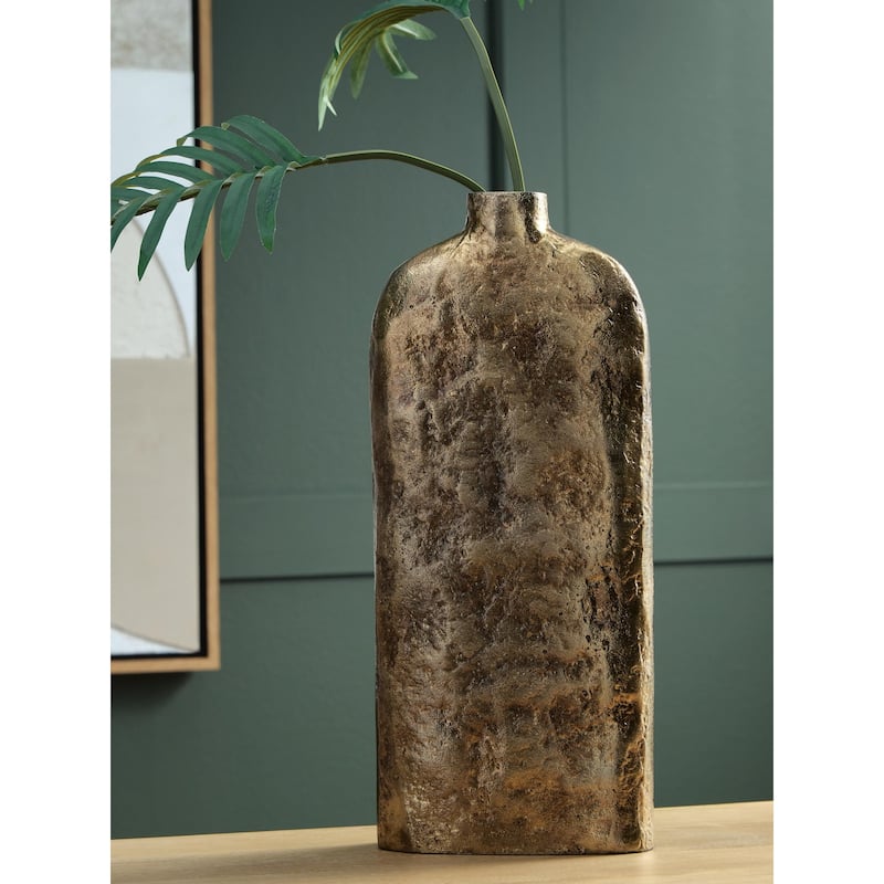 Signature Design by Ashley Wallmond Brown/Black Vase - 6.88" W x 3.25" D x 16.25" H