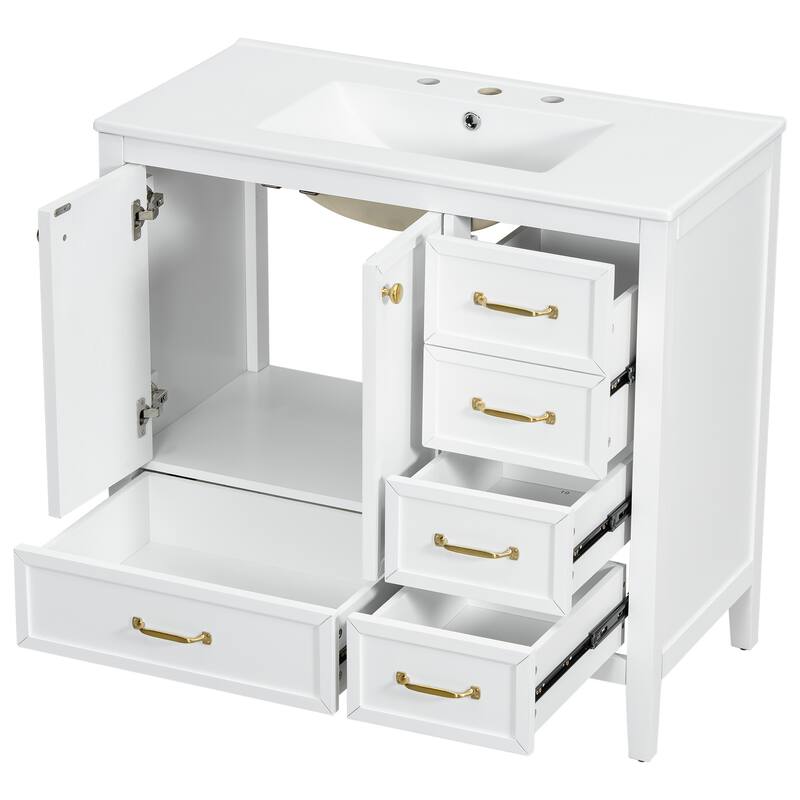 Bathroom Vanity with Sink, Bathroom Cabinet