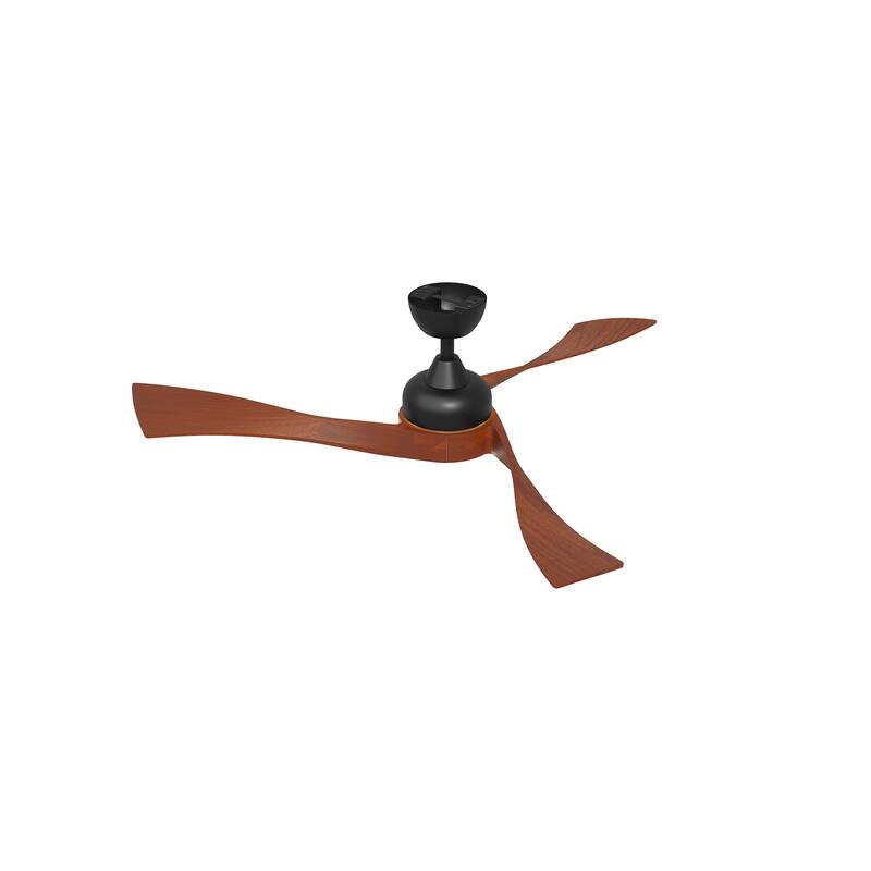 Ceiling Fan with Light, Solid Wood Blades Modern LED Ceiling Fan with Bluetooth App Control, Reversible Quiet Motor