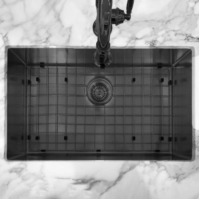 Whitehaus Noah Plus 29" Single Basin Kitchen Sink for Undermount or