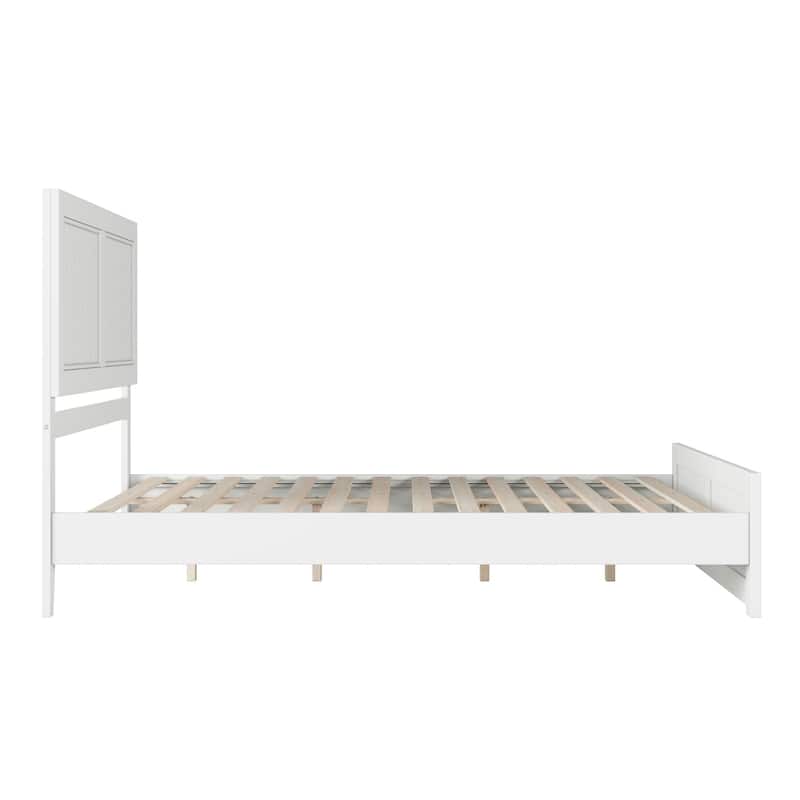 Berkshire Queen Low Profile Platform Bed with Matching Footboard