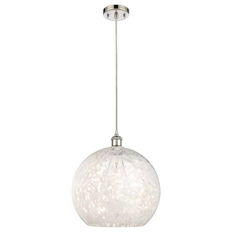 Innovations Lighting 516-1P-17-14 White Mouchette Pendant White