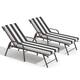Option Chair-LightGrey&Cushion-BlackWhite
