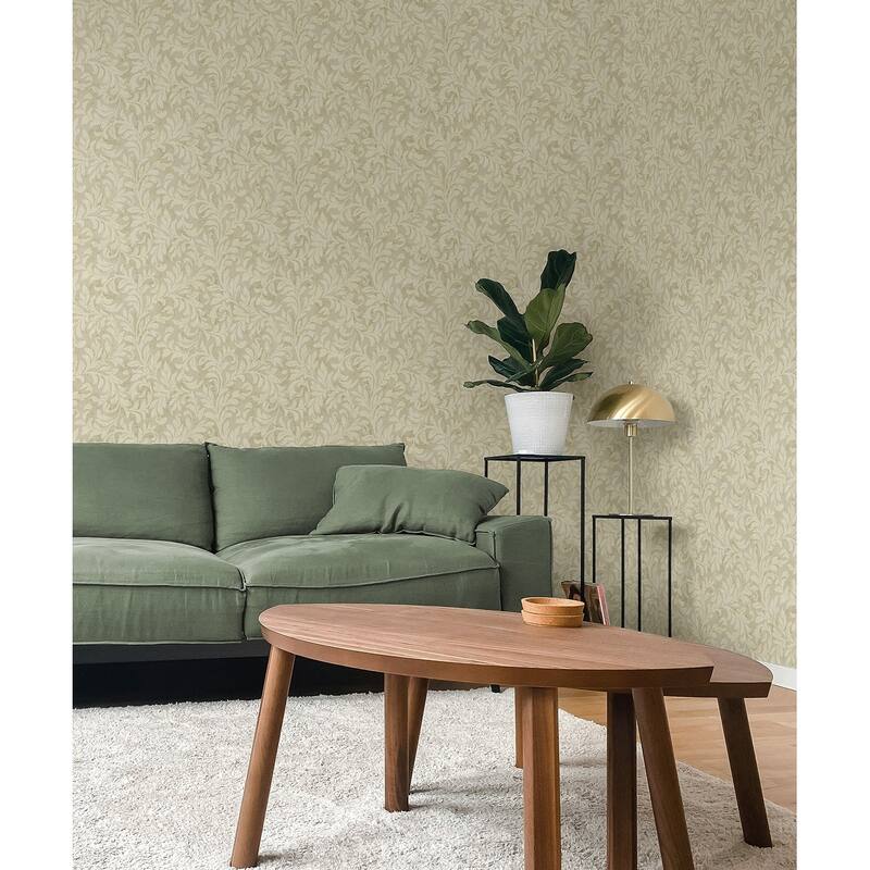 Seabrook Designs Calpurnia Vine Unpasted Wallpaper