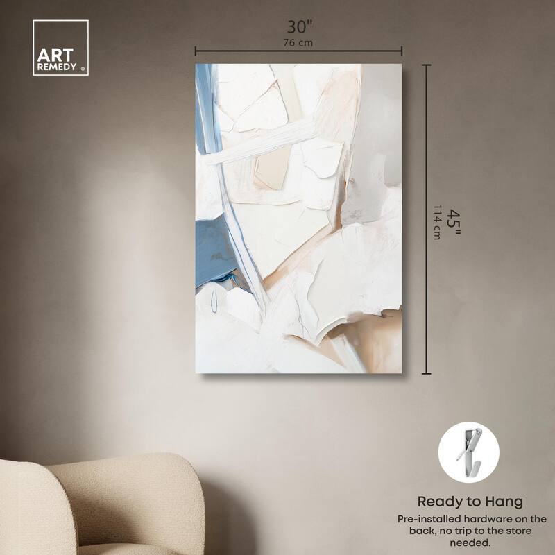 Bone and Beige I Canvas by Art Remedy, Gallery Wrapped