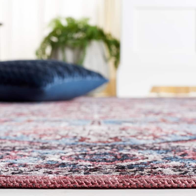 SAFAVIEH Serapi Machine Washable Slip Resistant Mai Traditional Oriental
