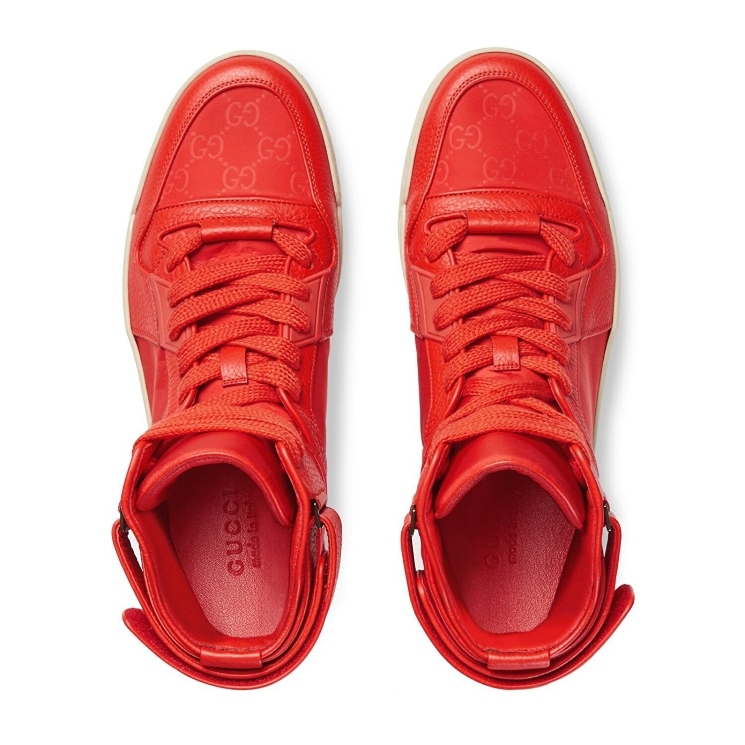 red gucci high tops
